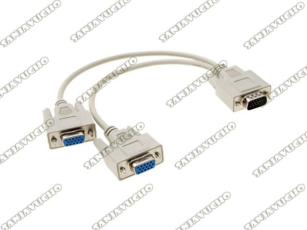 &u+ CONECTOR PC 1 VGA A 2 VGA (1241)